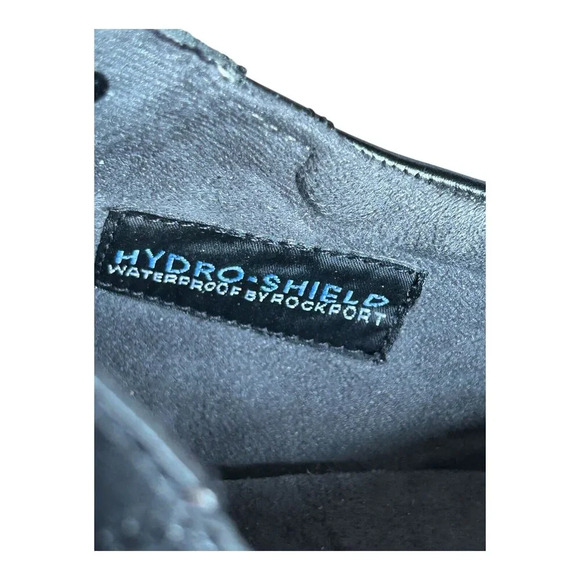 Rockport Hydro-Shield And Waterproof Black Dress Shoes With Walkability Sz 13 - Picture 7 of 7